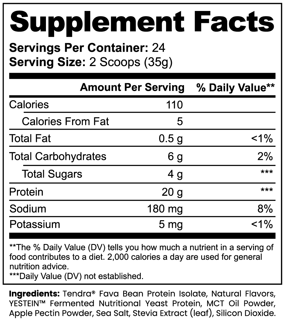Bulkd Plant Protein (Vanilla) (24 Servings/Scoops)