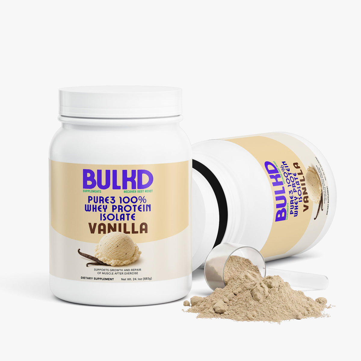 Bulkd Whey Protein Isolate (Vanilla) (28 Servings)