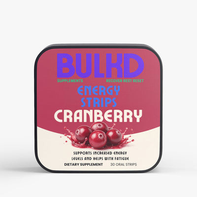 Bulkd Energy Strips Cranberry (30 Servings/Strips)