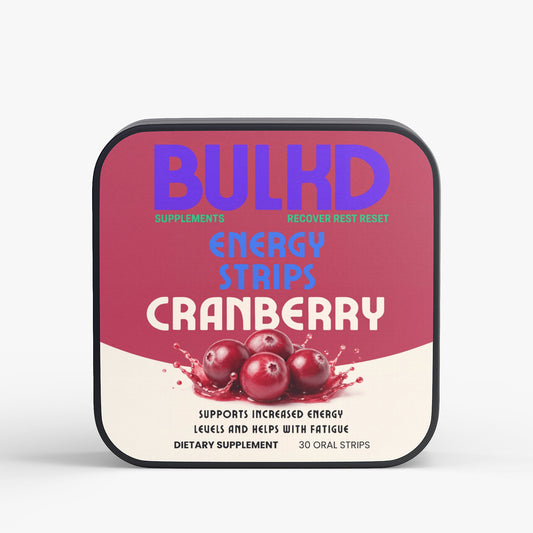 Bulkd Energy Strips Cranberry (30 Servings/Strips)