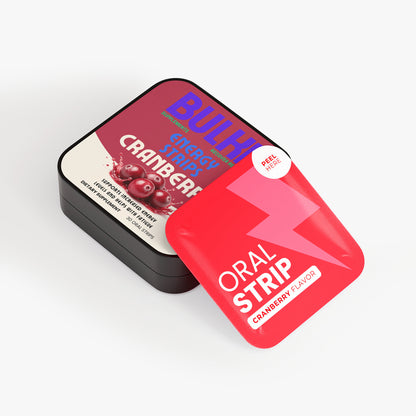 Bulkd Energy Strips Cranberry (30 Servings/Strips)