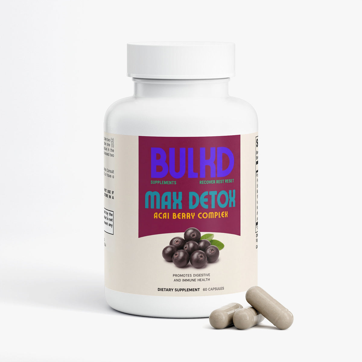 Bulkd Max Detox (Acai Berry Complex) (60 Capsules)