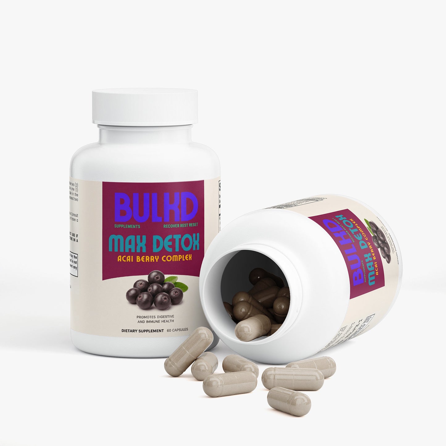 Bulkd Max Detox (Acai Berry Complex) (60 Capsules)