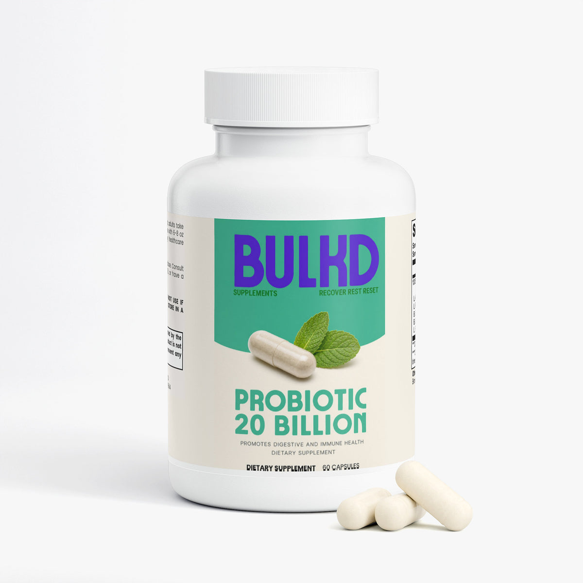 Bulkd Probiotic 20 Billion (30 Capsules)