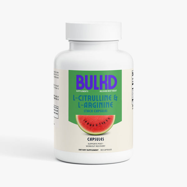 Bulkd L-Citrulline & L-Arginine Stack (60 Capsules)