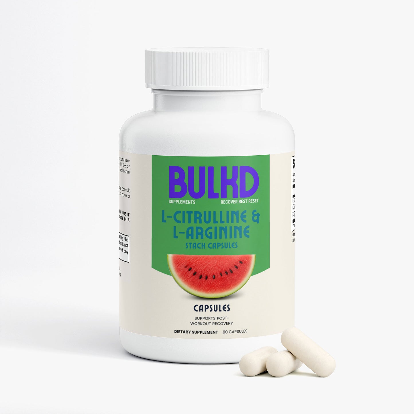 Bulkd L-Citrulline & L-Arginine Stack (60 Capsules)