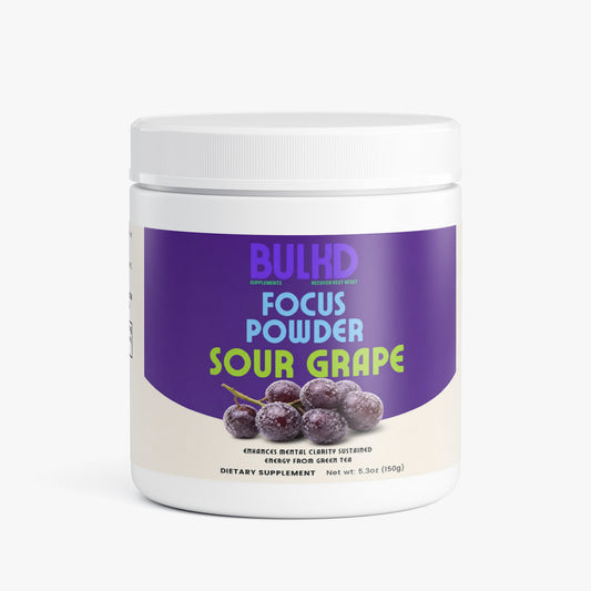 Bulkd Focus Powder (Sour Grape) (20 Servings)