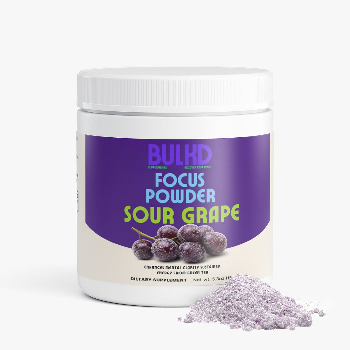 Bulkd Focus Powder (Sour Grape) (20 Servings)