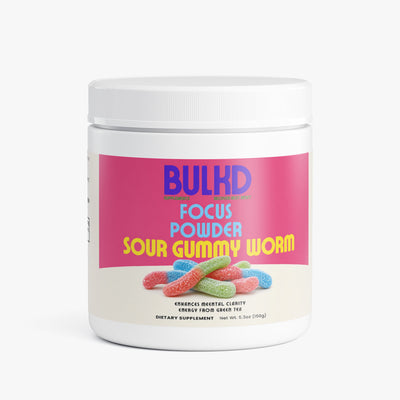 Bulkd Focus Powder (Sour Gummy Worm) (20 Servings)