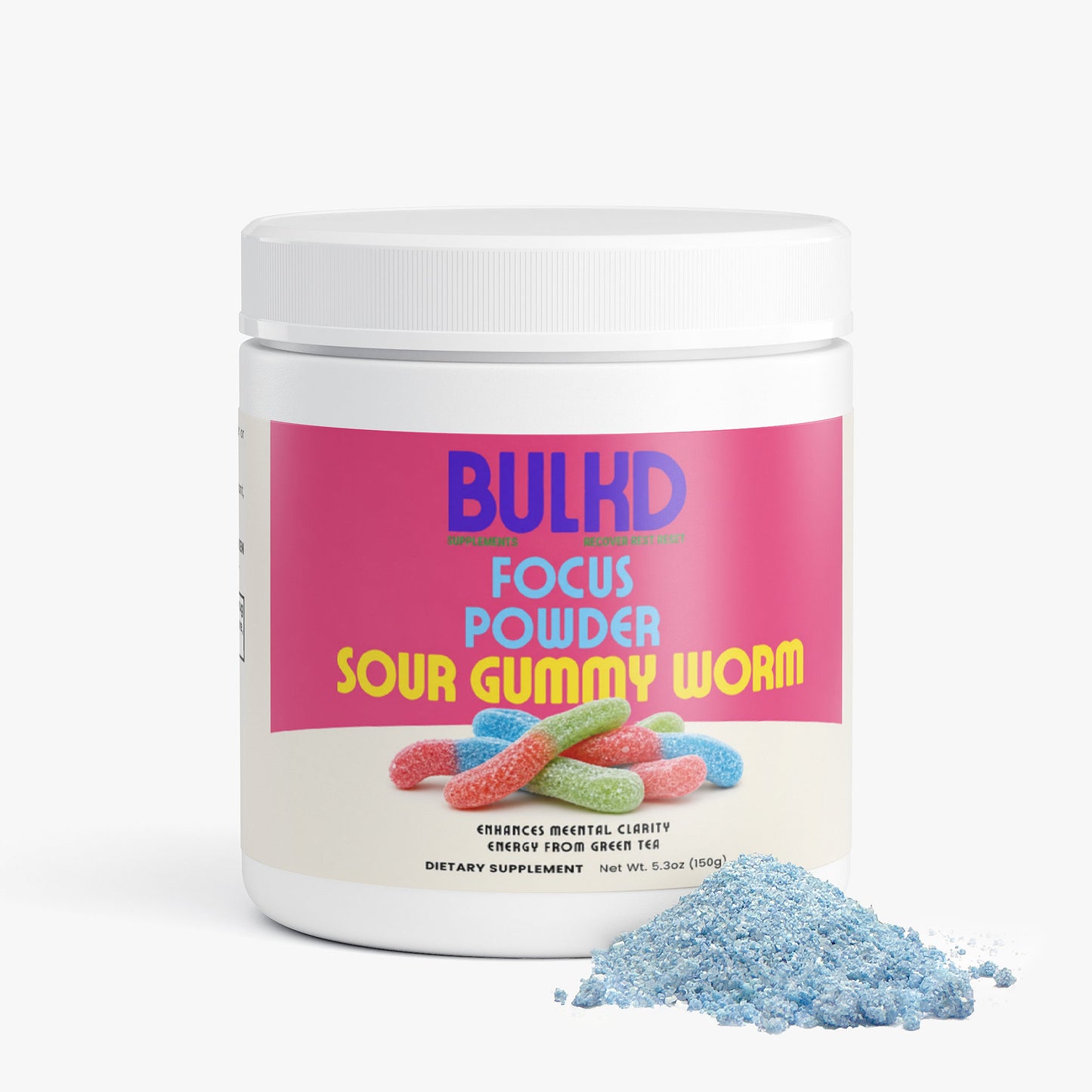 Bulkd Focus Powder (Sour Gummy Worm) (20 Servings)