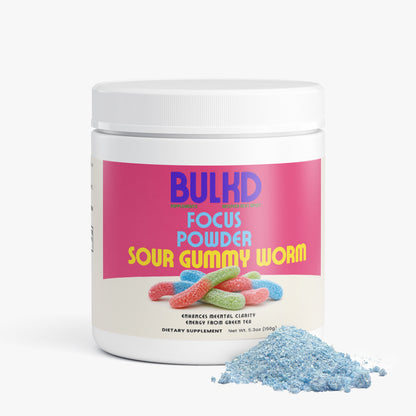 Bulkd Focus Powder (Sour Gummy Worm) (20 Servings)
