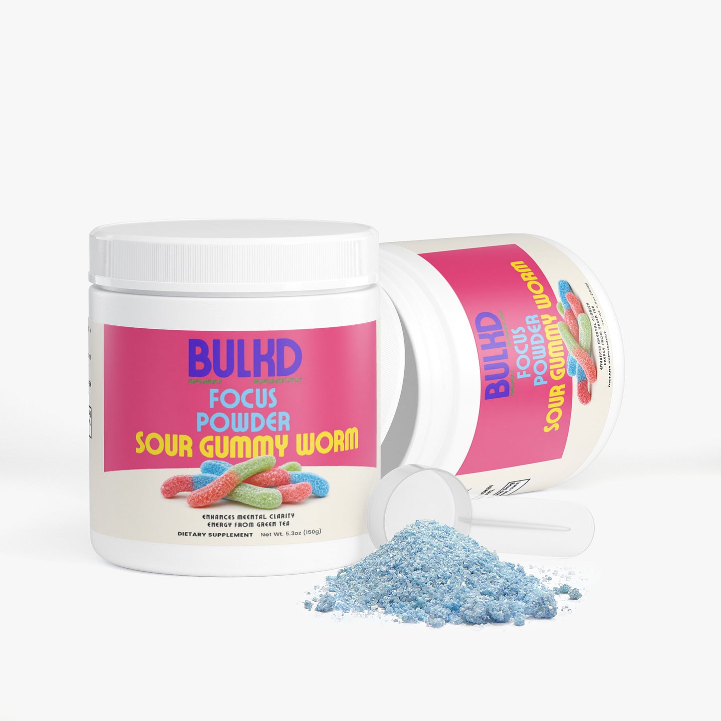 Bulkd Focus Powder (Sour Gummy Worm) (20 Servings)