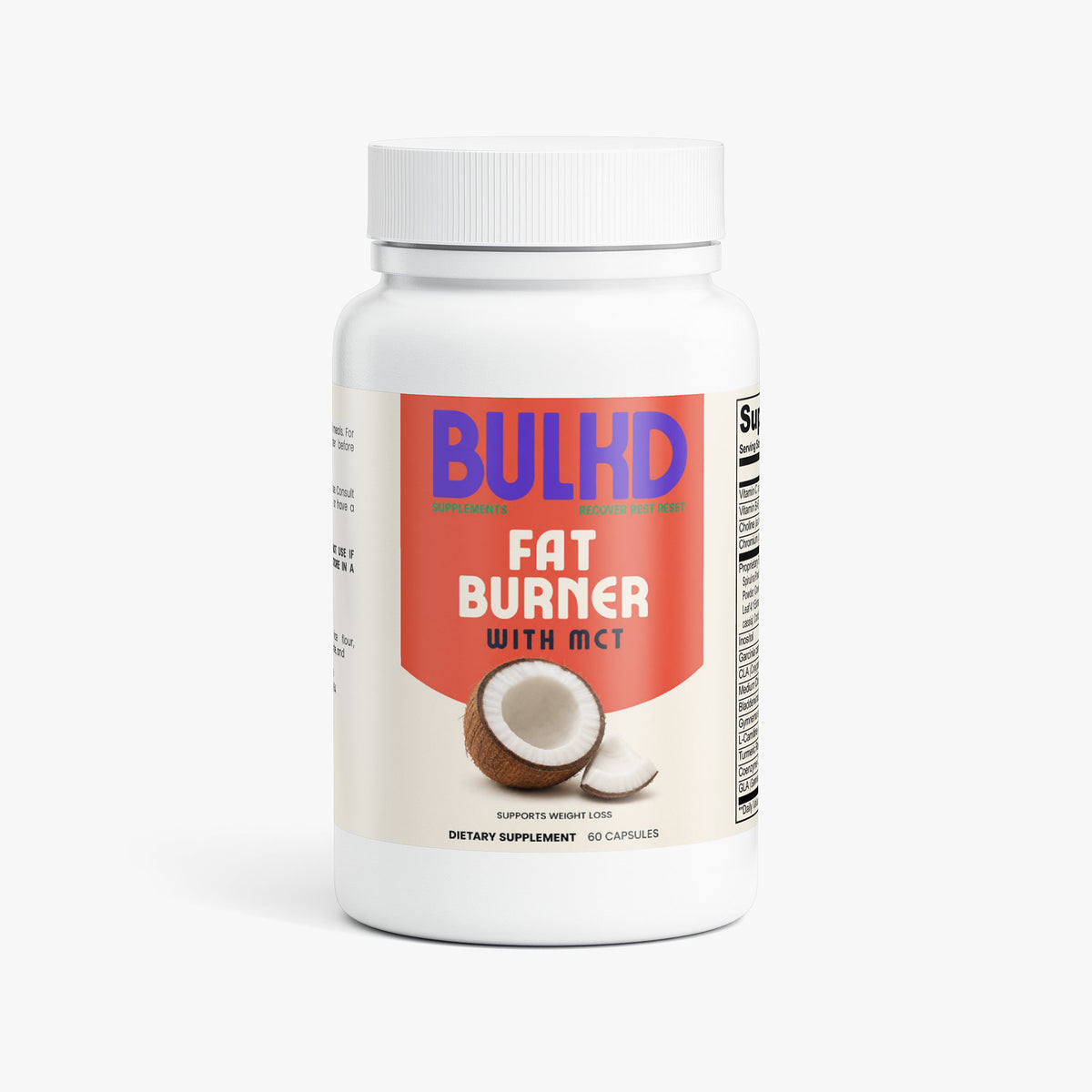 Bulkd Fat Burner with MCT (90 Capsules)