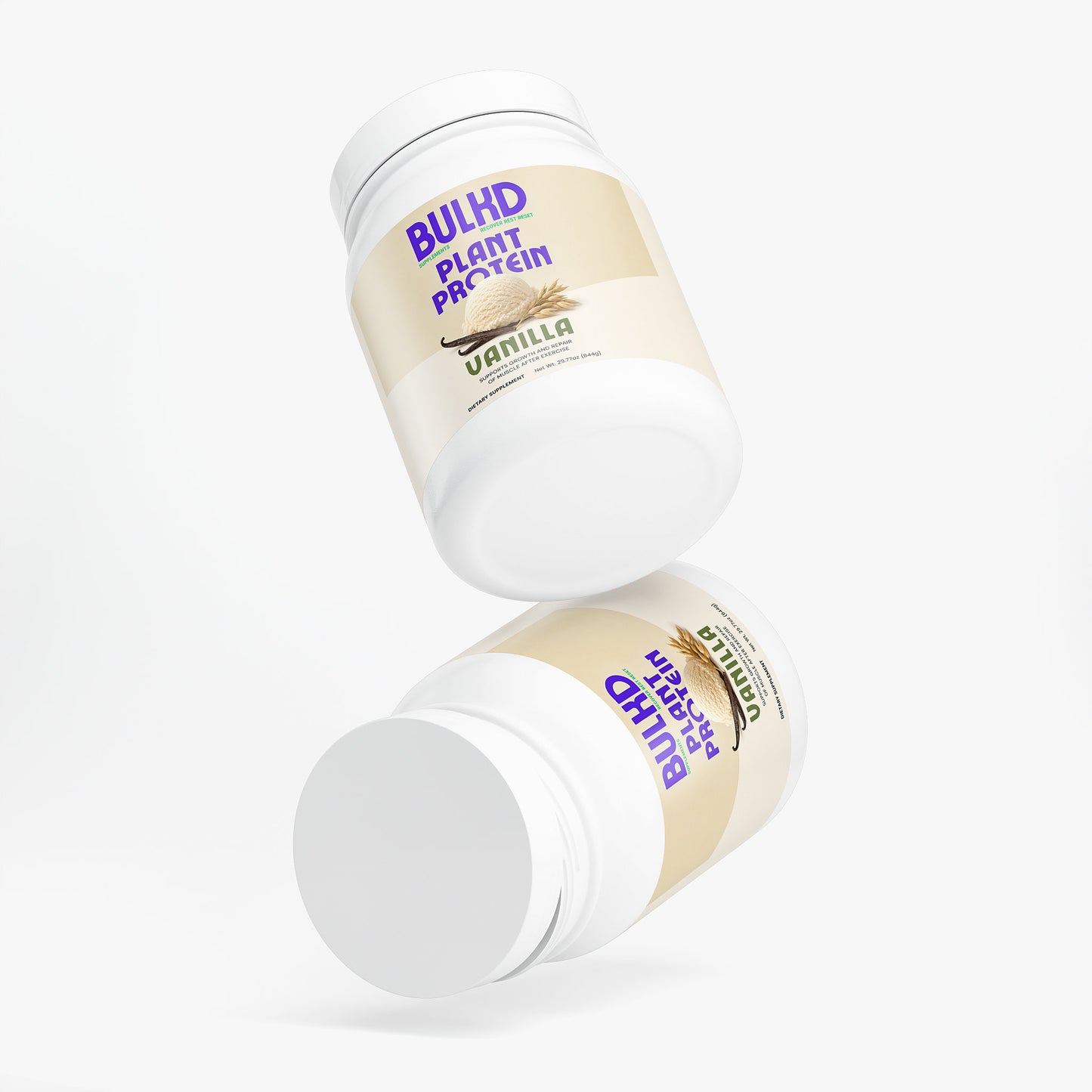 Bulkd Plant Protein (Vanilla) (24 Servings/Scoops)