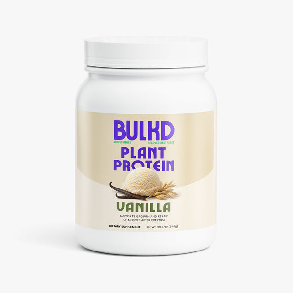 Bulkd Plant Protein (Vanilla) (24 Servings/Scoops)