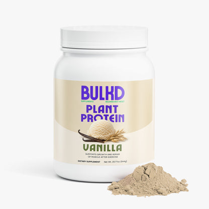 Bulkd Plant Protein (Vanilla) (24 Servings/Scoops)