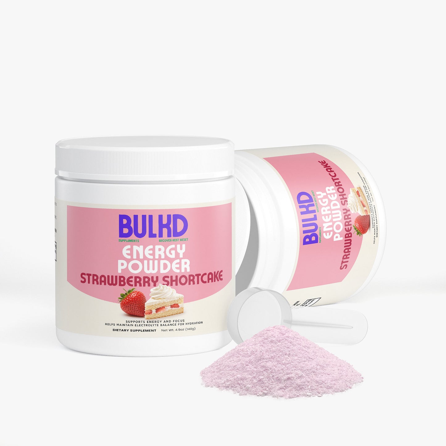 Bulkd Energy Powder (Strawberry Shortcake) (20 Servings)
