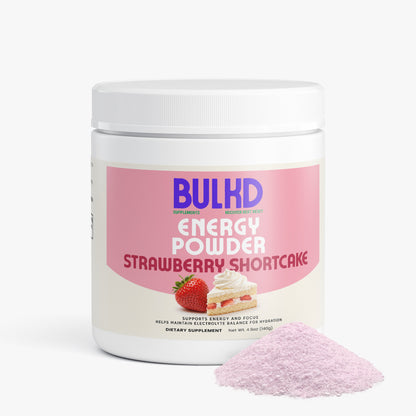 Bulkd Energy Powder (Strawberry Shortcake) (20 Servings)