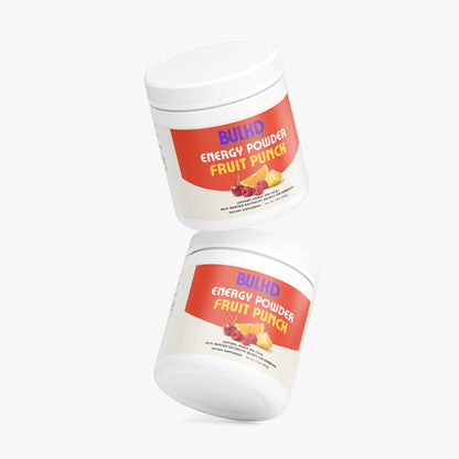 Bulkd Energy Powder (Fruit Punch) (20 Servings)