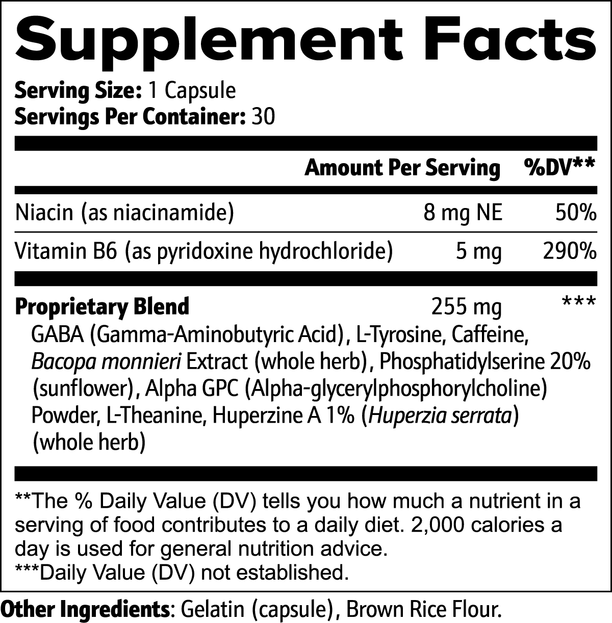 Bulkd Cognitive Support (30 Capsules)