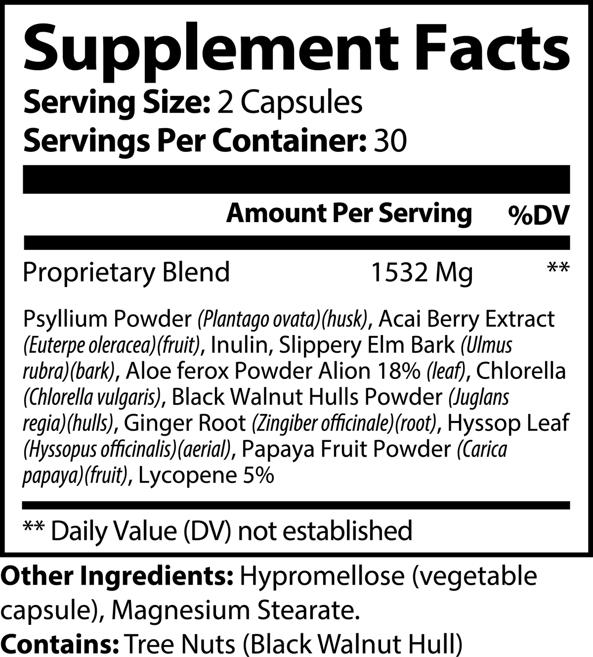 Bulkd Max Detox (Acai Berry Complex) (60 Capsules)