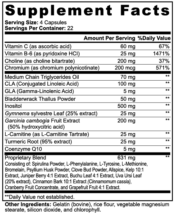 Bulkd Fat Burner with MCT (90 Capsules)