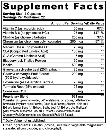 Bulkd Fat Burner with MCT (90 Capsules)
